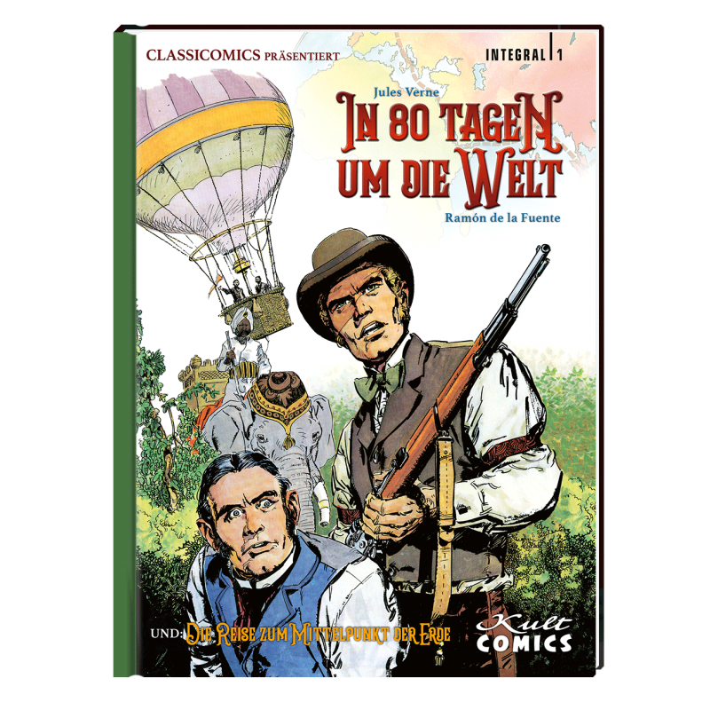 Classicomics präsentiert:1 Jules Verne – In 80 Tagen um die Welt & Die Reise zum Mittelpunkt der Erde